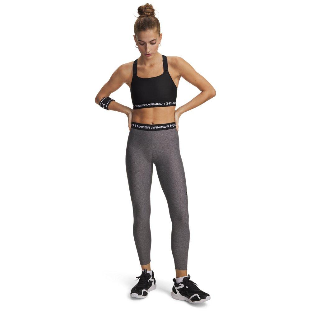 Under Armour Women's HeatGear Leggings - Grey/Black - GREY/BLACK